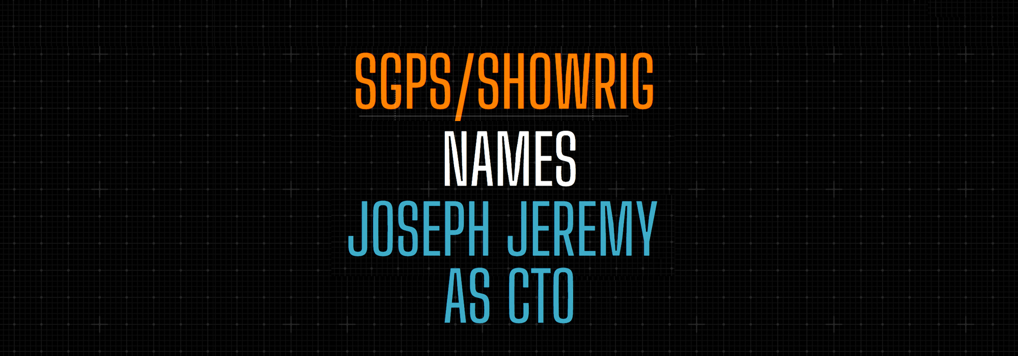 Joseph Jeremy as CTO